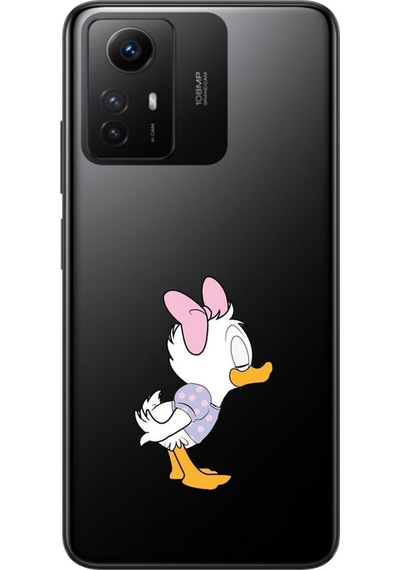 Xiaomi Redmi Note 12s Uyumlu Şeffaf Kılıf Couple Ördek 1 Tasarımlı