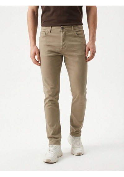 Regular Fit Erkek Pantolon Bej