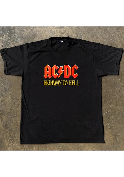 Startmore Avrupa Ve Amerikan Sokak Punk Rock Acdc Siyah