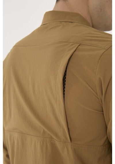 Camp Scoutland Camp376 Outdoor Tactical Rahat Ve Kullanışlı Su İticili Erkek Taktik Gömlek Hardal