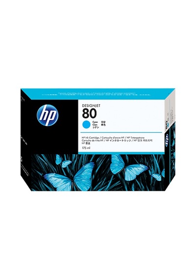 Hp 80 175 Ml Cyan Ink Cartridge C4872A Eski Tarih