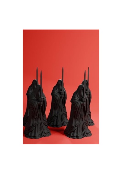10 Cm Boyutunda Yüzüklerin Efendisi Temalı Nazgul Figür Seti