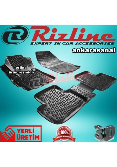 Mitsubishi Asx 3D Paspas Havuzlu Siyah 2010-2019 Arası 4 Prç N11.23096
