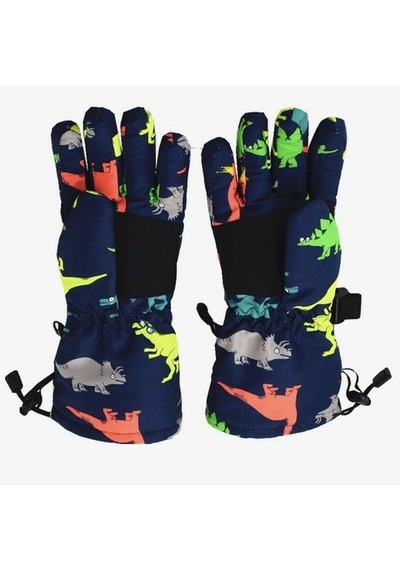 Petityu Su Geçirmez Erkek Çocuk İçi Kürklü Sıcacık Kayak Snowboard Eldiven Lacivert Üstü Renkli Dino 5-10 Yaş Petityu Su Geçirmez Erkek Çocuk İçi Kürklü Sıcacık Kayak Snowboard Eldiven Lacivert Üstü Renkli Dino 5-10 Yaş