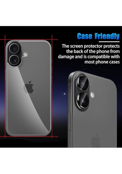 Apple Uyumlu iPhone 17 Arka Cam Koruma Magsafe Koruma Nano Cam Arka Kapak Koruması