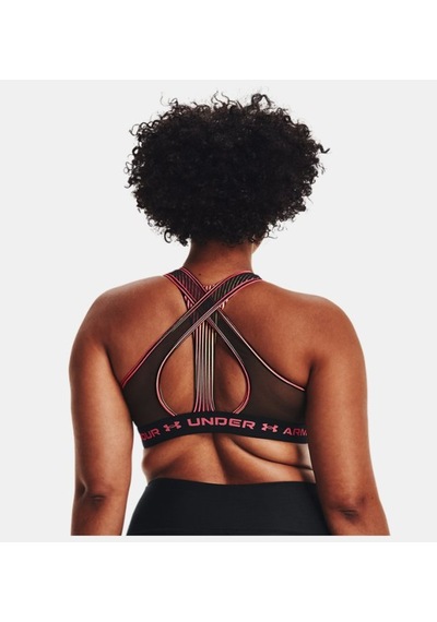 Under Armour Kadın ArmourMid Crossback 80S Spor Sütyeni 513126514 Çok Renkli