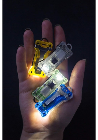 Zippy Mavi El Feneri Anahtarlık Usb Şarj Edilebilir Mini Anahtarlık Işık Diğer