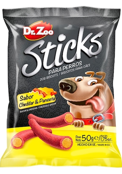 Dr. Zoo Sticks Cheddar Pastırmalı Köpek Ödülü 50 G
