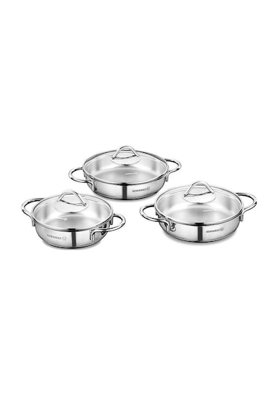 Korkmaz Tombik 6 Parça Omlet Set A1805 Gri