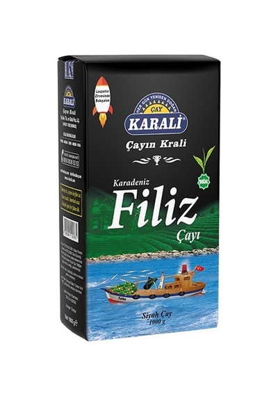 Karali Karadeniz Filiz Siyah Dökme Çay 1 KG