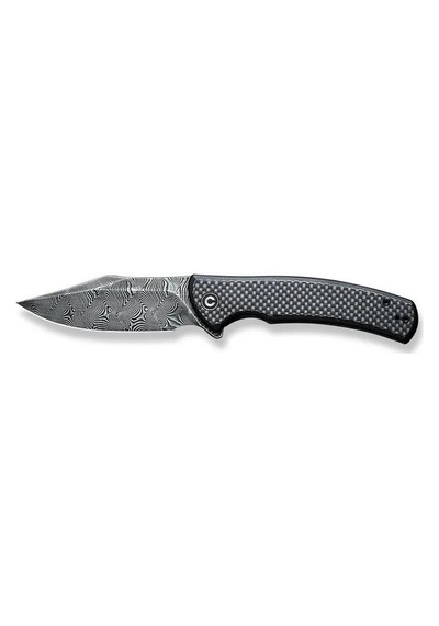 Civivi Sinisys Cf G10 Damascus Kamp Çakı Siyah