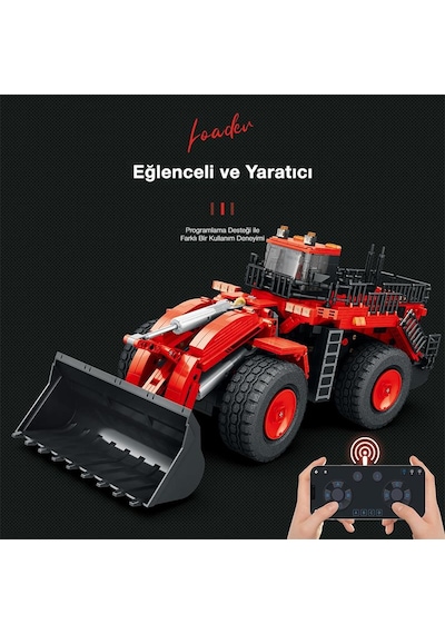 Reobrix Technic 22010 Dozer Kamyon Kumandalı&motorlu Yaratıcı Yapı Blok Seti Building Blocks Mechanical Loader - 1876 Parça Reobrix Technic 22010 Dozer Kamyon Kumandalı&motorlu Yaratıcı Yapı Blok Seti Building Blocks Mechanical Loader - 1876 Parça