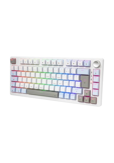 Vexor Rgb Mekanik Gaming Oyuncu Klavyesi 82 Tuş 3 Mod Bluetooth + 2.4g + Kablolu Huano Brown Kahverengi Switch Linear 2000mah Batarya Anti-ghosting Kompakt%75 Hot Swap