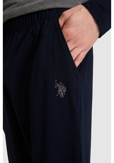 U.S. Polo Assn. Erkek Lacivert Pijama Takımı 50333259-vr033