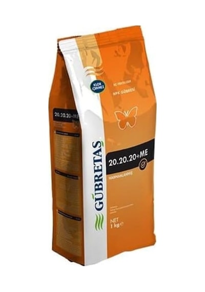 Ayrex Gübretaş 20.20.20 Npk Gübresi 1 Kg Azot, Fosfor, Potasyum+me 0,250