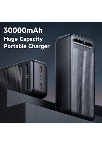 Mcdodo MC-4442 10.5W 30000 mAh Ekranlı Powerbank Siyah