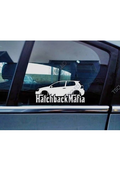Golf Mk5 Gtı Kelebek Cam Araba Oto Sticker 19 Cm 2 Adet