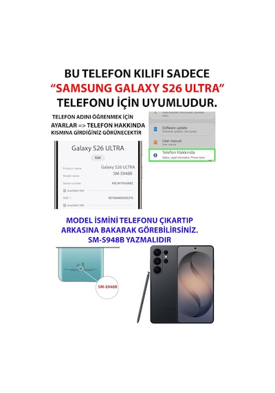 Samsung Galaxy S26 Ultra Uyumlu Sahil Deniz Kabuğu Baskılı Silikon Kılıf