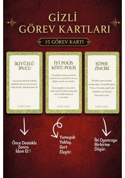 Vampir Köylü Avcı Kutu Oyunu Kart Oyunları Aile Ve Arkadaş Hediye Oyun Parti Oyunu Rol Yapma Eğlence