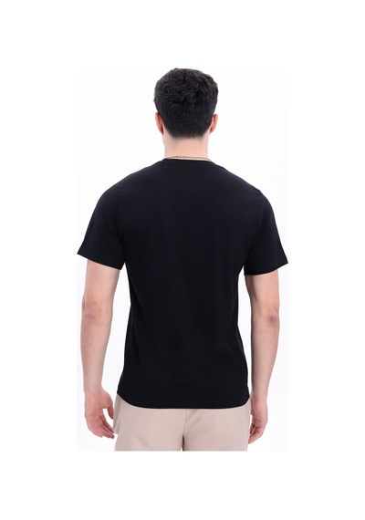 Blayn Jeans Erkek 10'lu Tişört Seti %100 Pamuk Basic Regular Fit Bisiklet Yaka Düz Renk Günlük T-shirt Siyah