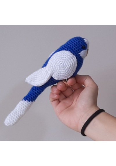 Amigurumi Kuş Muhabbet Kuşu Lacivert