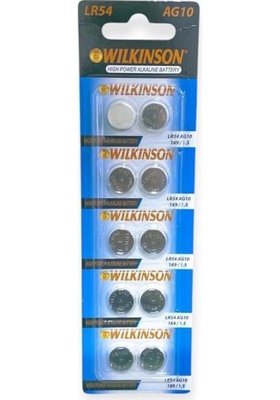 Wilkinson Alkalin Lr54 Ag10 10'lu