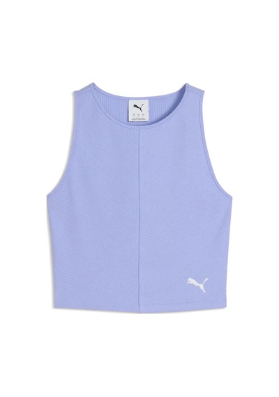Puma Wardrobe Ess Ribbed Crop Top Mor Kadın Crop Üst