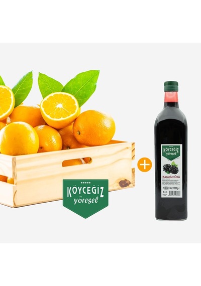 Kb Köyceğiz Yöresel Köyceğiz Portakalı 4 KG + Köyceğiz Yöresel Karadut Özü 1 KG