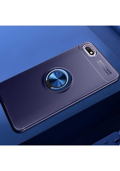 Huawei Y5 2018 Kılıf Zore Ravel Silikon Kapak Mavi