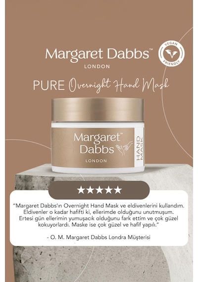 Margaret Dabbs London Pure Overnight Gece El Maskesi 150 ML