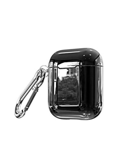 Apple AirPods Uyumlu Kılıf Zore Airbag 08 Silikon Siyah