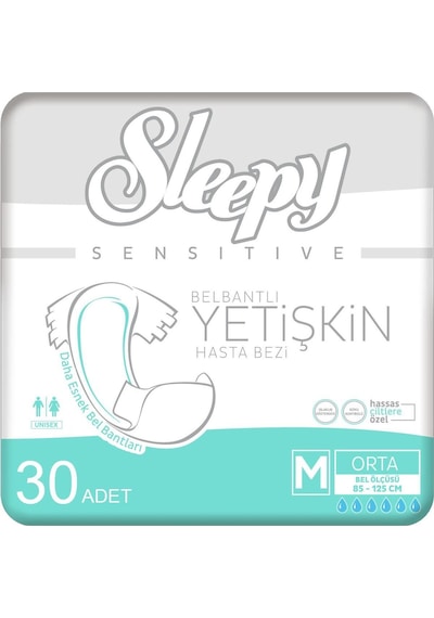 Medium Yetişkin Hasta Bezi 30 Adet M