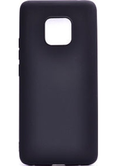 Huawei Mate 20 Pro Kılıf Esnek Yapılı İnce Slim Silikon Kapak Ryc/premier Siyah