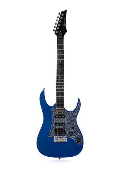 Strauss Esh-22 Mbl Elektro Gitar Hss - Metalik Mavi Set Anfi-softcase-askı-tel-kablo-pena