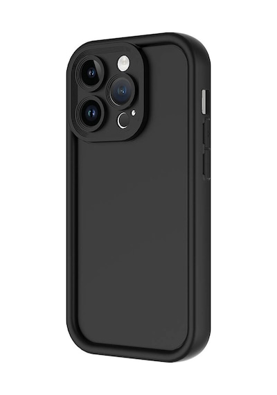Zore Apple Uyumlu iPhone 14 Pro Kılıf Kamera Korumalı Ananas Kapak - Siyah Siyah