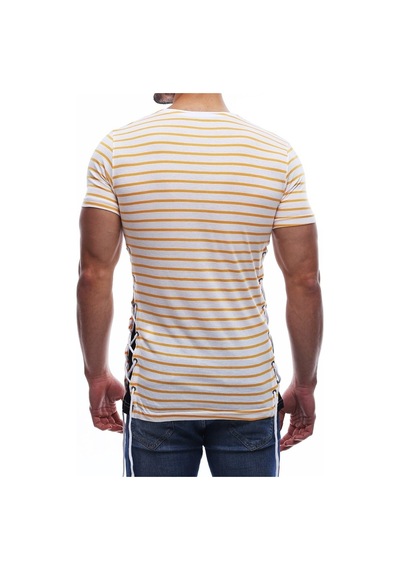 Madmext Yandan Bağcıklı Camel Tişört 2567