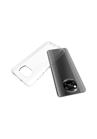 Xiaomi Poco X3 Kilif Seffaf Silikon Hibrit Case 390885510