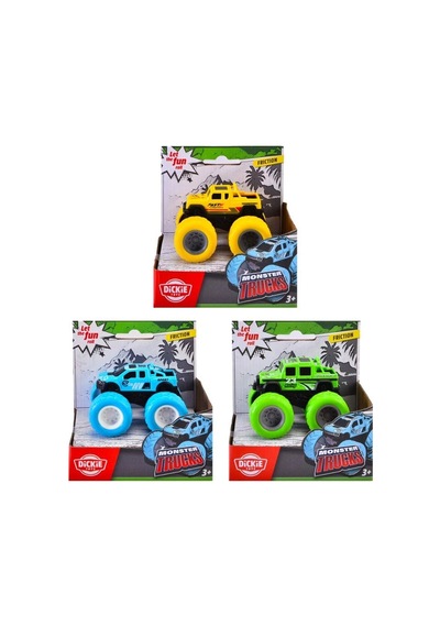 203761002 Monster Trucks 3-asst