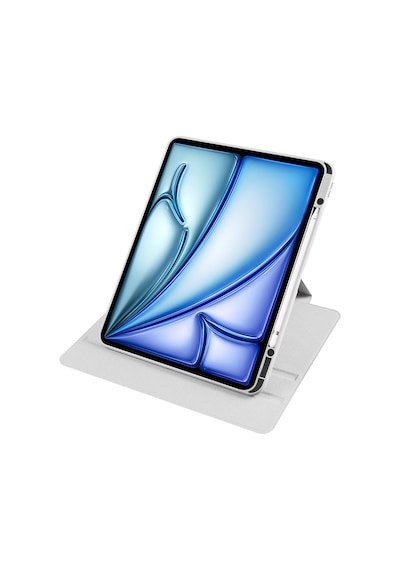 Apple Uyumlu iPad Air 11inç M2 2024 Kılıf Termik Kalem Bölmeli Dönebilen Standlı Kılıf Air 4./5.nesil