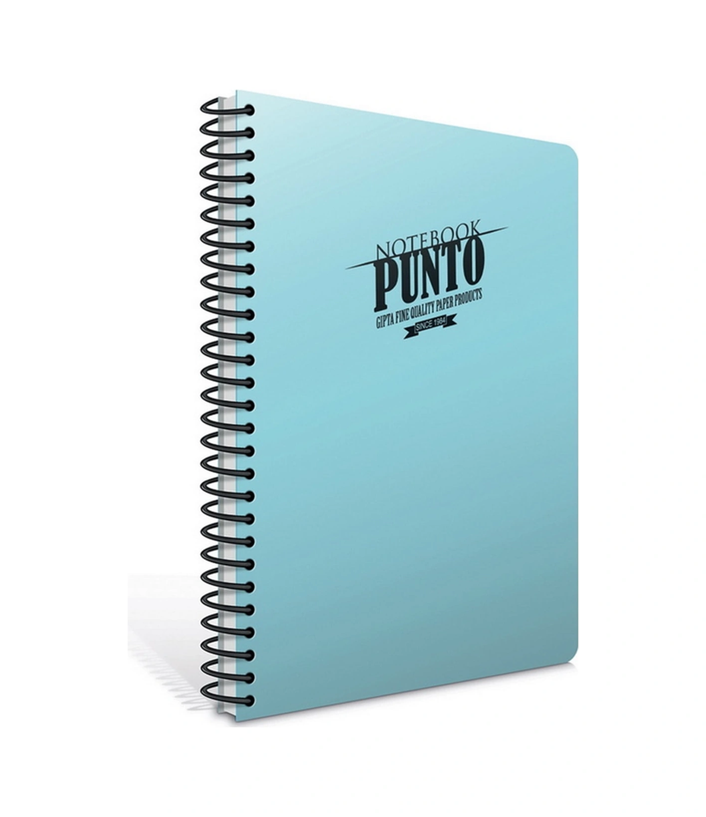 Punto A4 40 Yaprak Plastik Kapak Spiralli Defter 6530 Çizgili Açık Mavi Açık Mavi