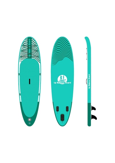 Up Balance Board Şişme Sup Board/stand Up Paddle Board 335x84x15 Cm Koyu Yeşil
