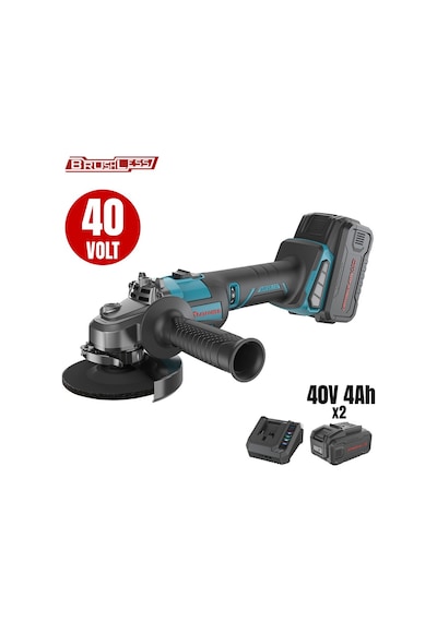 Kömürsüz Akülü Avuç Taşlama 125 Mm Li-ion 40v - K-catpower4431set-net