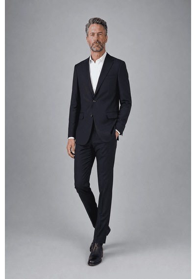 Bisse Lacivert Polyester Yün Mono Yaka Çift Yırtmaçlı Drop Takım Elbise Tk24k24215 D39 Bisse Lacivert Polyester Yün Mono Yaka Çift Yırtmaçlı Drop Takım Elbise Tk24k24215 D39