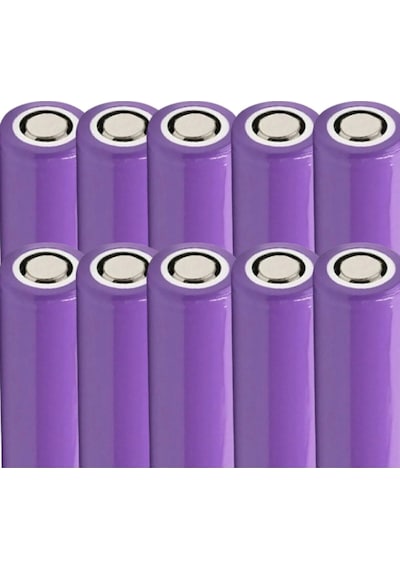 10 Adet 3.7v Şarjlı 18650 Lityum Pil 1200mah 34gr Şarj Edilebilir Li-ion Pil 1200mah