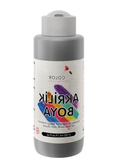 Gri Akrilik Boya 120 Ml - Dayanıklı Yapı 0.2 L
