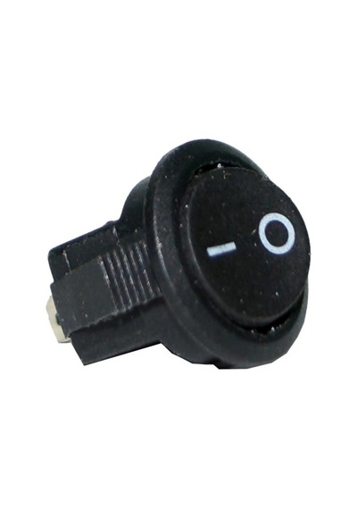 Yuvarlak Tip Aç Kapa Buton 2 Kademeli On Off Rocker Switch Daire Anahtar 250v Ac 3a/125v Ac 6a