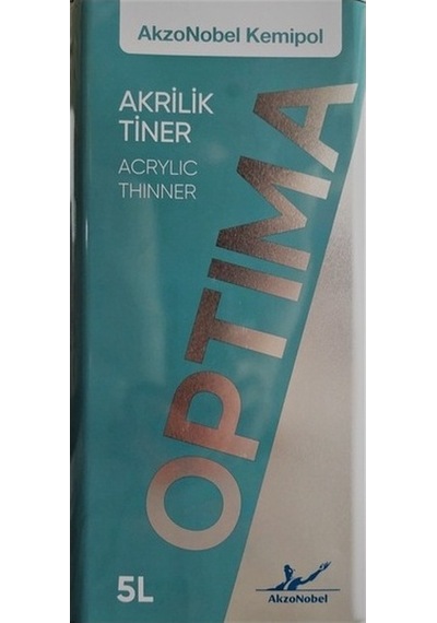 Akzo Optima Akrilik Tiner Yavaş 5l
