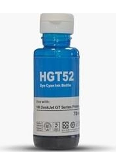 Prıntpen Hp Gt52xl M0h54ae Cyan Mürekkep 70ml./sise