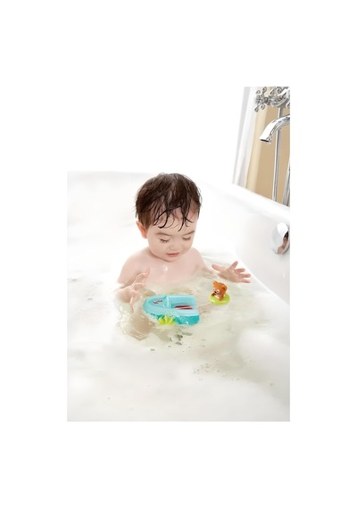 Kurmalı Yüzen Ayıcık Banyo Oyuncak Seti Bebek Ve Çocuk Küvet Ve Duş Oyuncağı