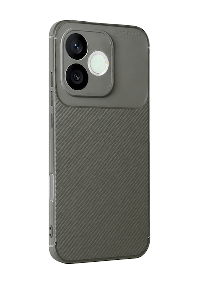 Newface - 467 - Huawei Honor 600 Lite Auto Focus Karbon Kapak - Csmo-tex - - Gri